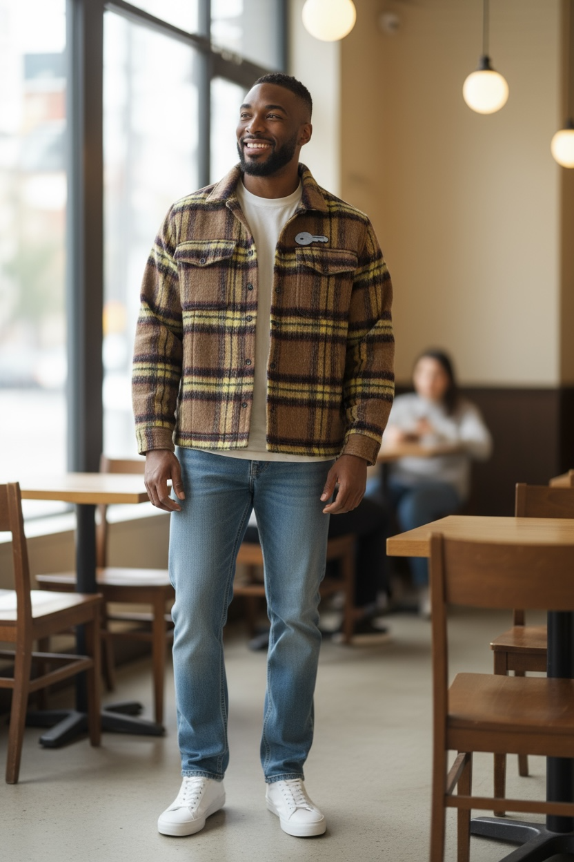 Dream Flannel Jacket Brown